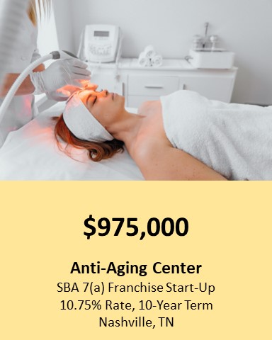 SBA 7a Anti-Aging Franchise