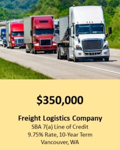 SBA 7a Freight Logistics