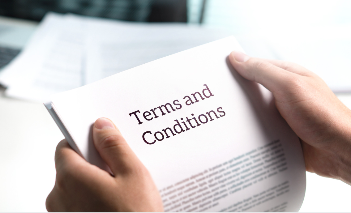 Terms and Conditions Header